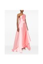 pink-satin-one-shoulder-dress