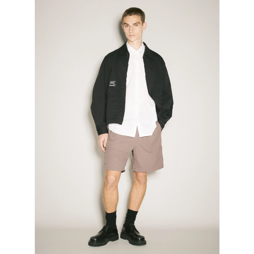 Undercover Logo Patch Katoenen Shirt White Heren