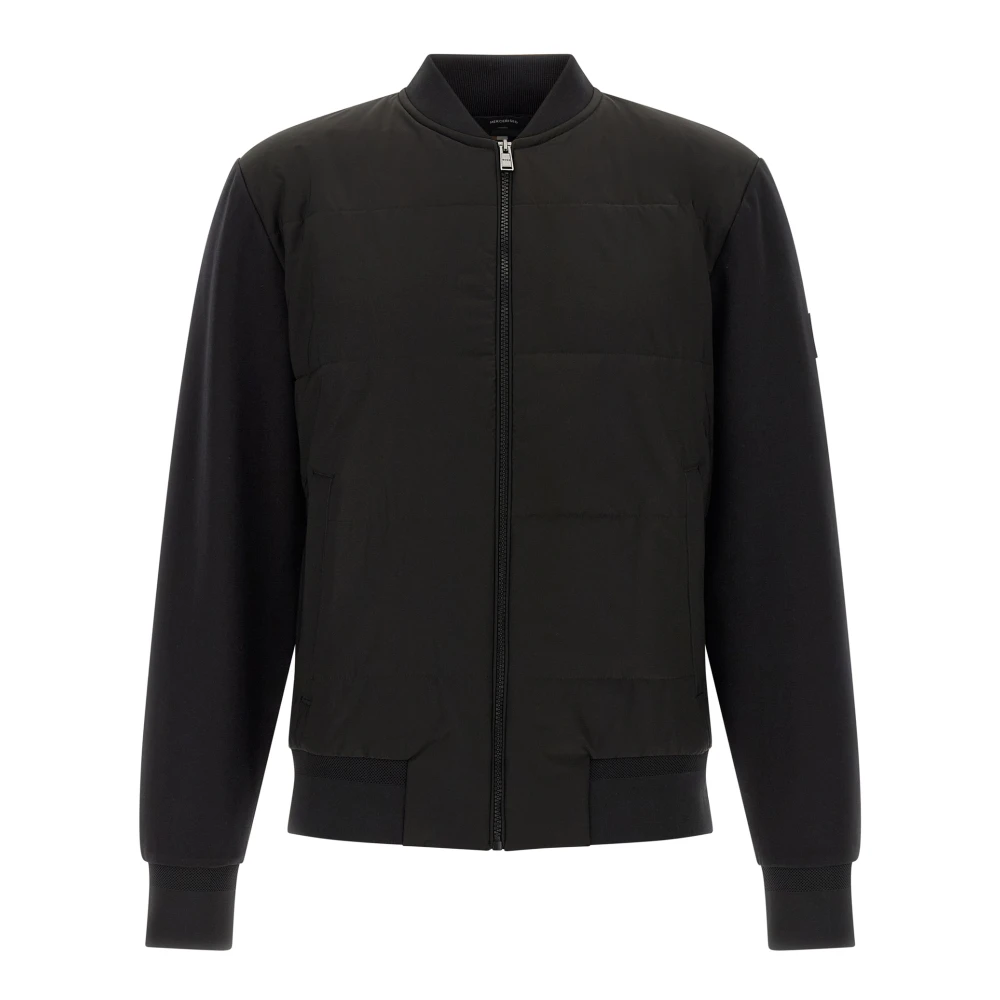 Boss Uomo Nero Zip-Up Padded Jacket - Immagine 3