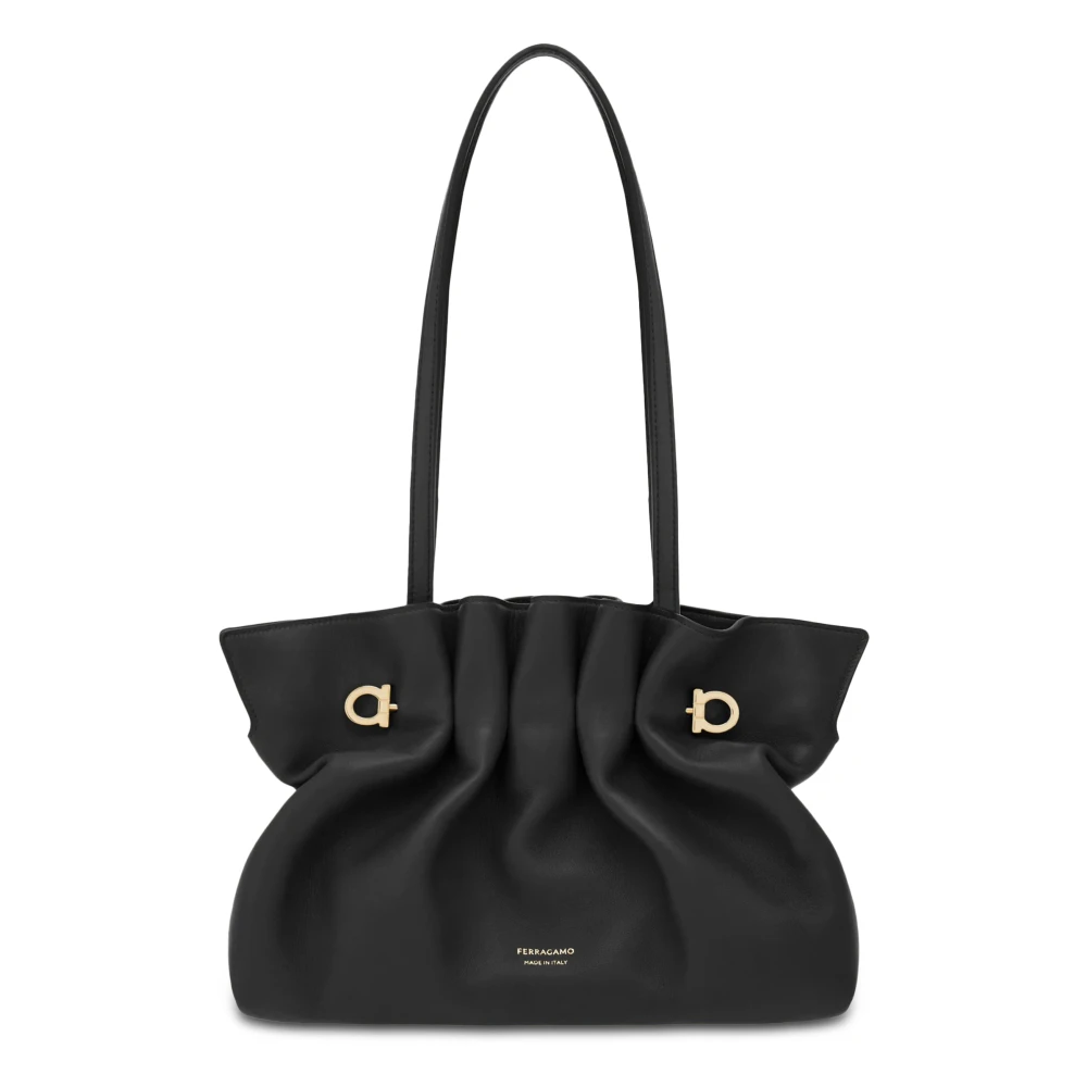 Ferragamo Donna Nero Soft Bag Small