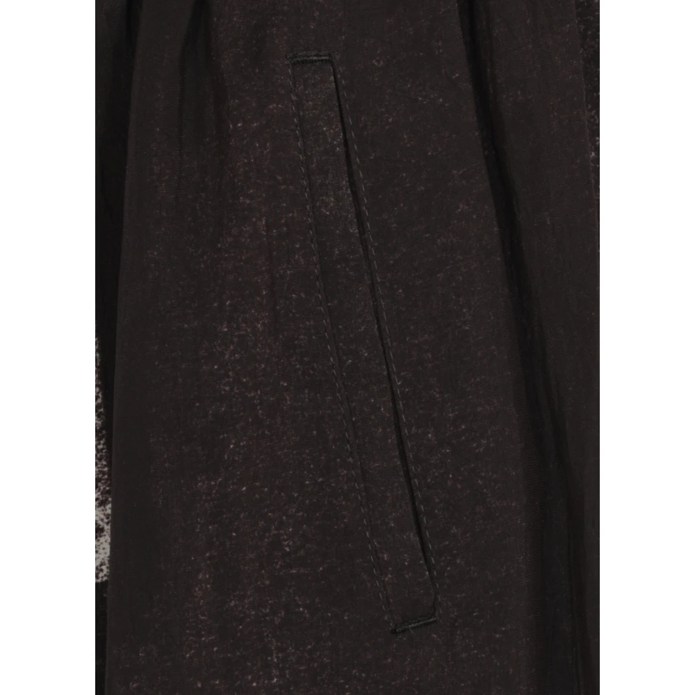 Y-3 Antraciet Elastische Taille Trekkoord Rok Gray Dames