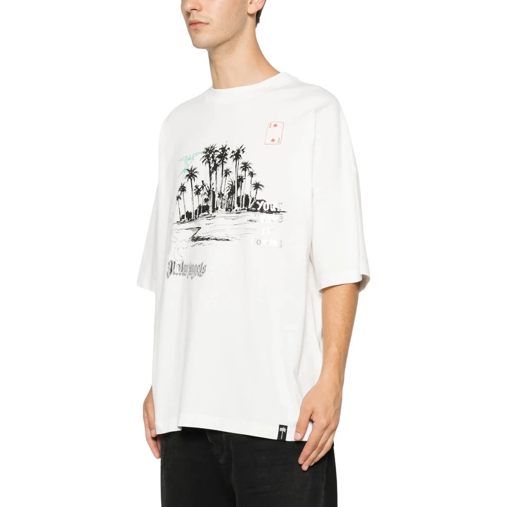 Palm Angels Herren Weiß Oberteile, Xsgröße: