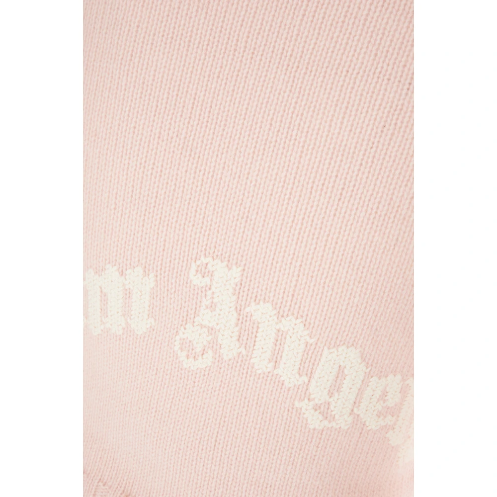 Palm Angels Stijlvolle Breigoed Collectie Pink Dames