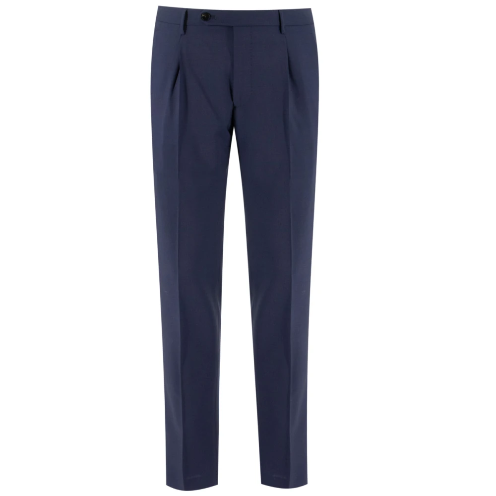 Berwich Slim Fit Herenbroek Italië Blue Heren