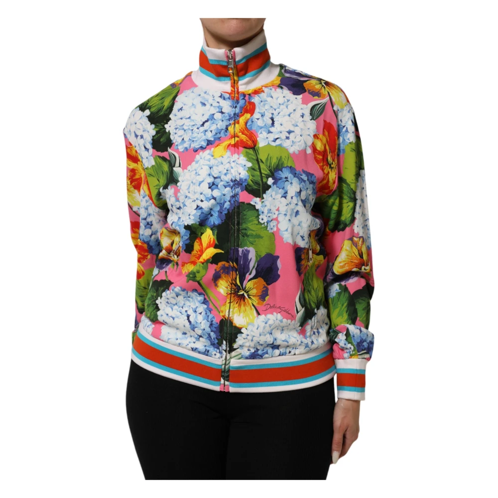 Dolce & Gabbana Multicolor Zip-Throughs, Female, 2XS, Zipped Cardigan