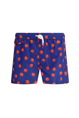 Logoed Swimshorts med All-Over Spheres