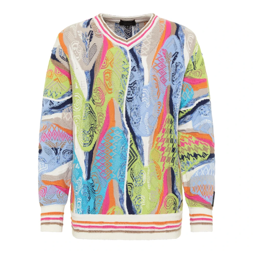 Carlo Colucci Men's V-Neck Knitwear Cucinato