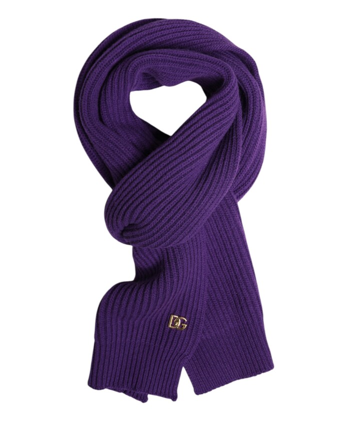 echarpe-violette-avec-logo