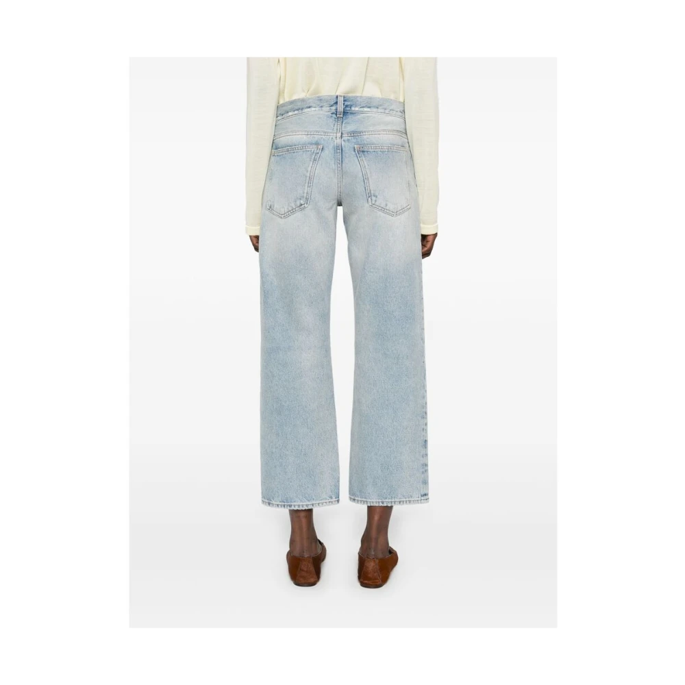 Armarium Lichtblauwe Ripped Jeans Klassieke Stijl Blue Dames