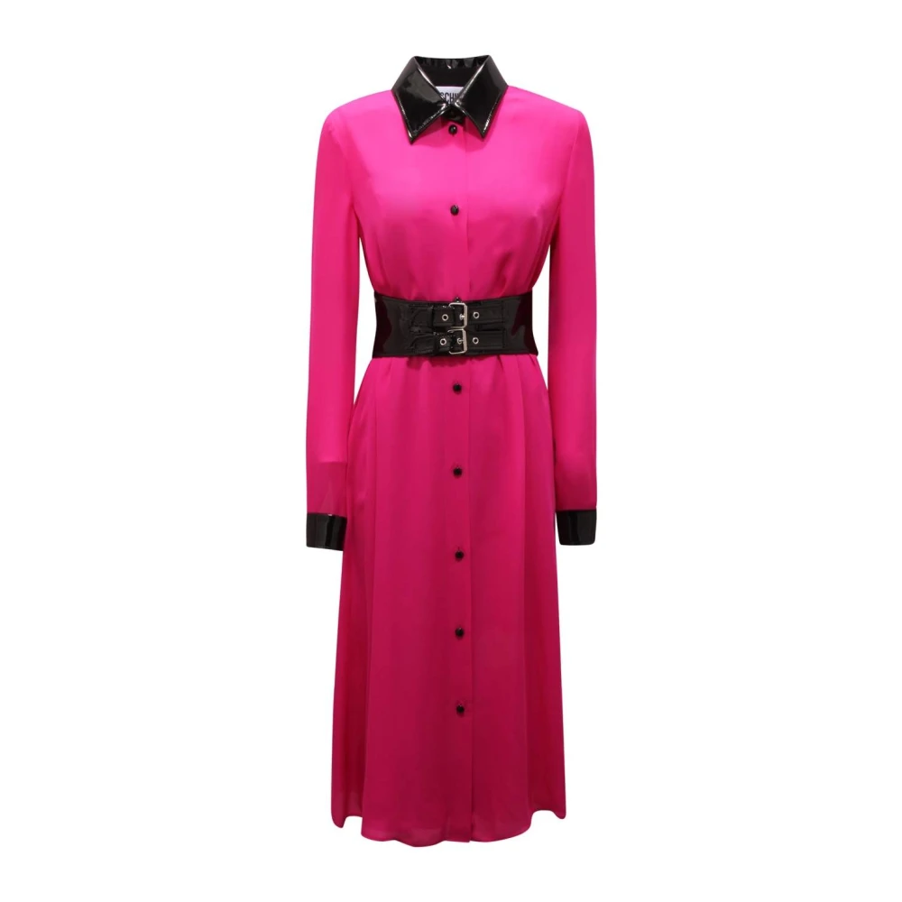 Moschino Pink Shirt Dresses, Female, M, E J0464 Shirt Dress