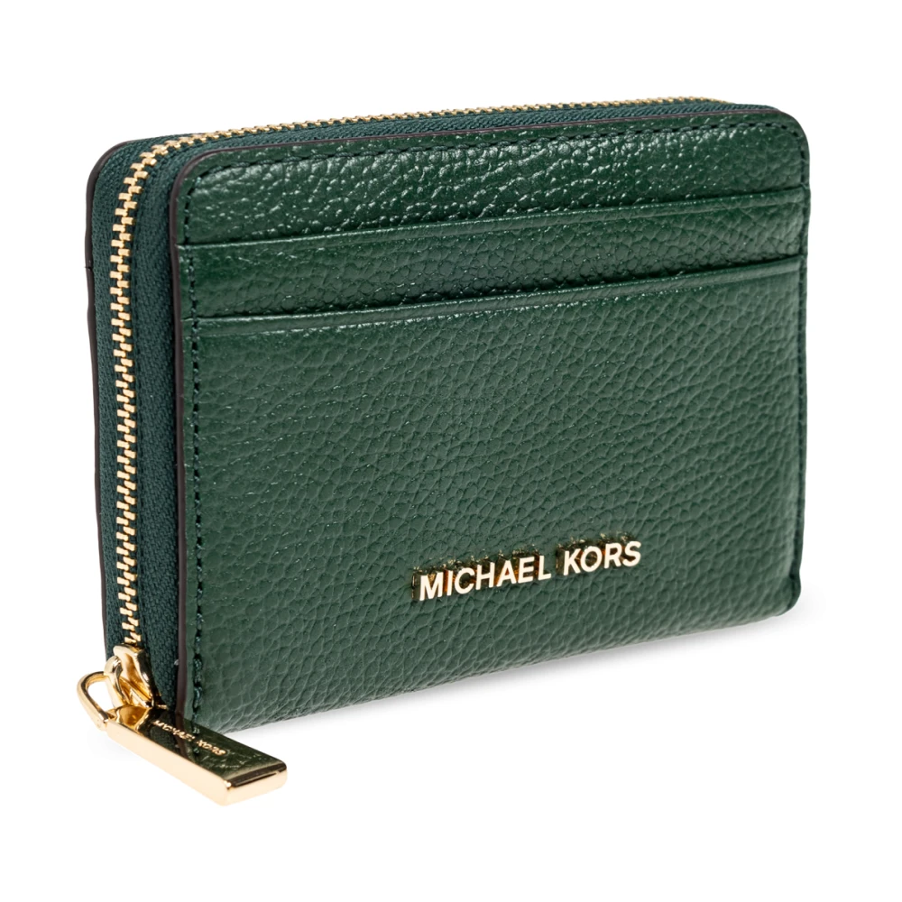Michael Kors Leren portemonnee Green Dames