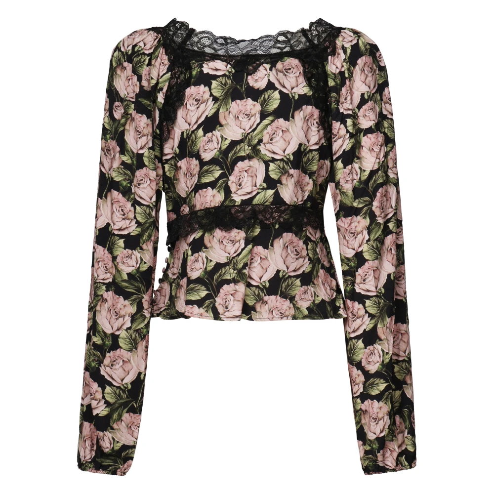 For Love & Lemons Multicolor Top met Knoopdetails Multicolor Dames