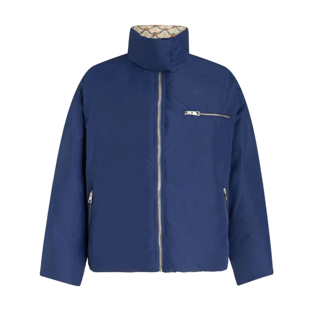 Etro Blue Quilted Jacket - Female - Light Jackets - Xs - Jackets