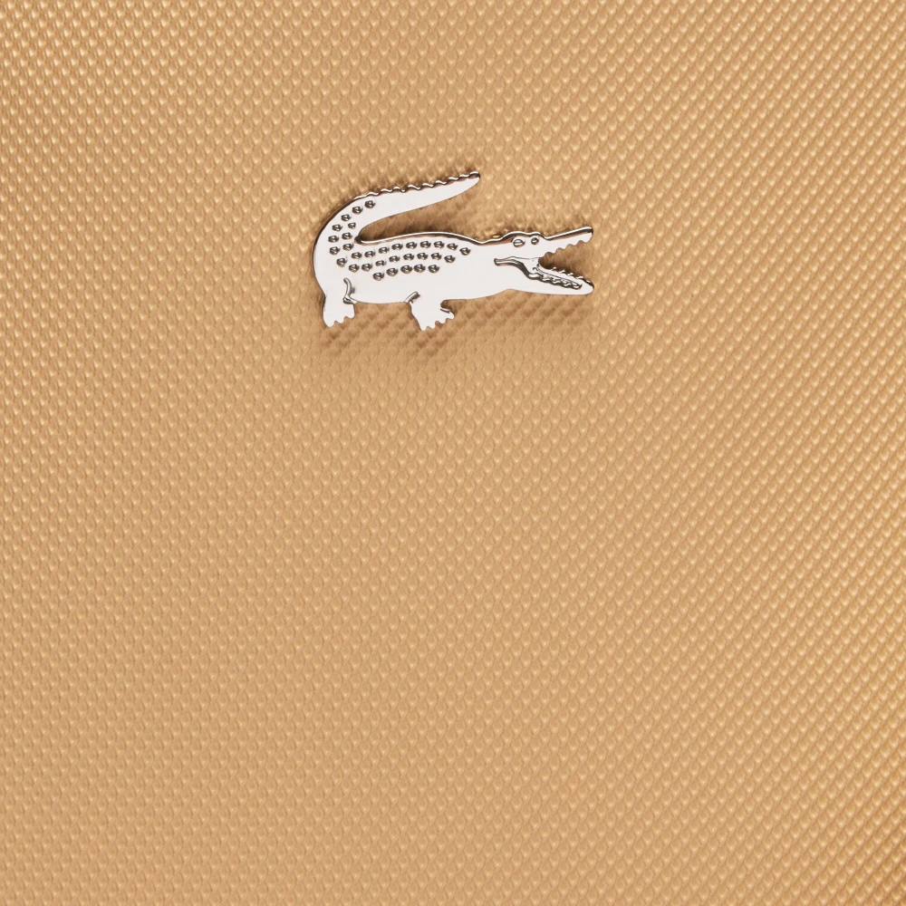 Lacoste Anna Schoudertas in Zwart Yellow Dames