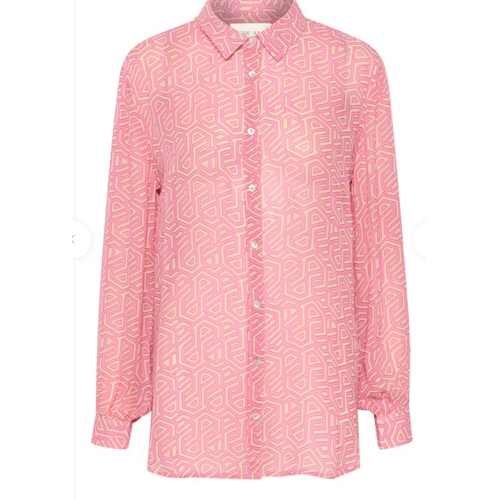 Cream Shirts Pink Dames