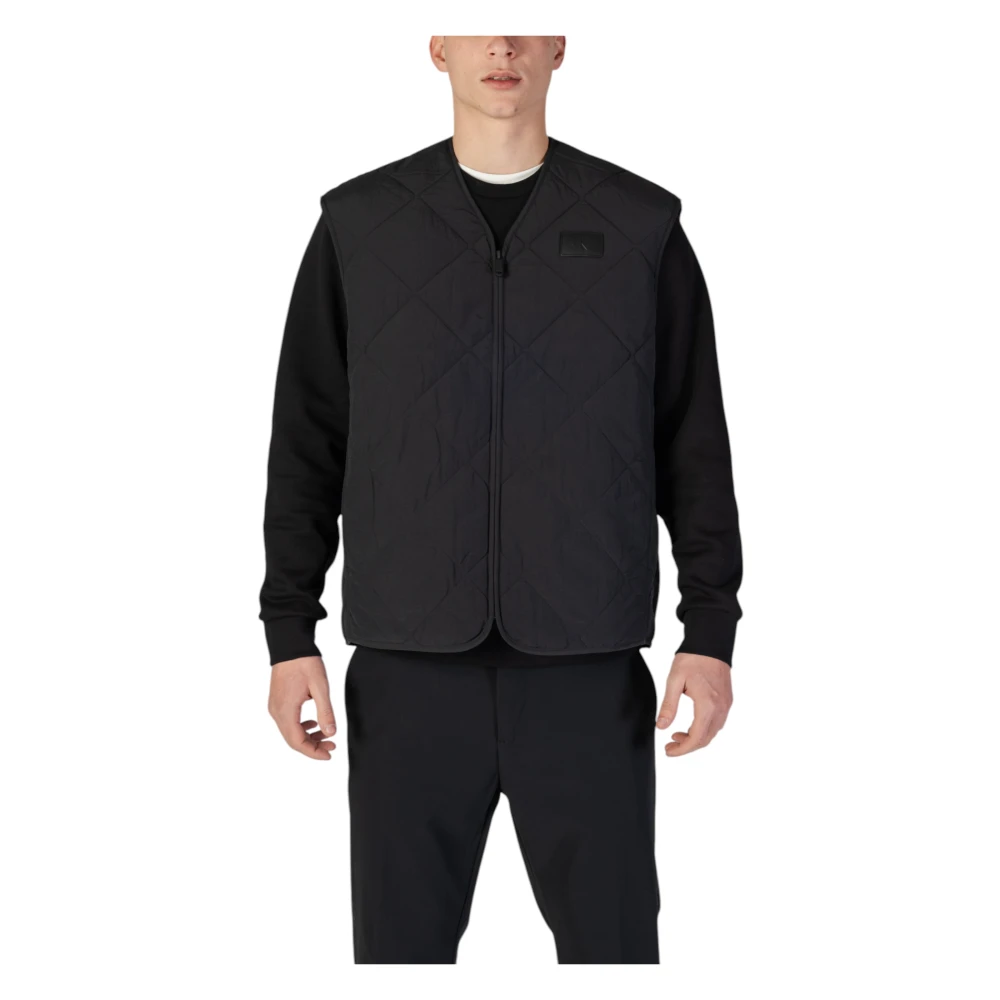 Calvin Klein Jeans Nylon Lente Zomer Heren Overhemd Collectie Black Heren