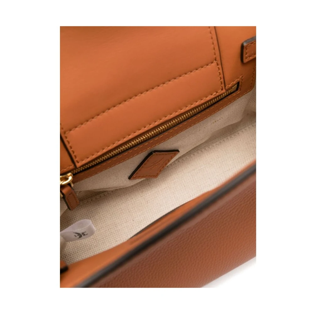 MCM Kameelbruine leren schoudertas Brown Dames