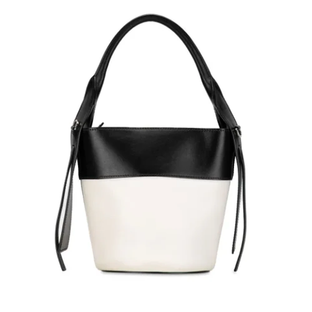 Prada Vintage Pre-owned Leather prada-bags White Dames