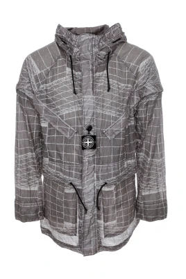 Reflekterande Grid Parka