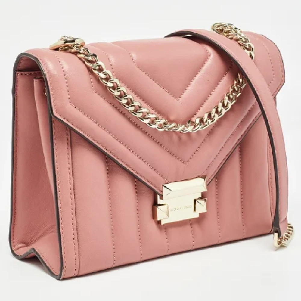 Michael Kors Pre-owned Leather shoulder-bags Pink Dames
