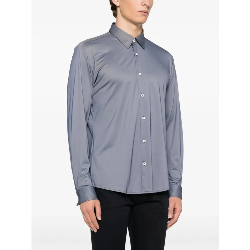 Hugo Boss Casual Katoenen Overhemd voor Mannen Blue Heren