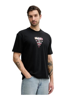 t-shirt-en-coton-bleu-manches-courtes
