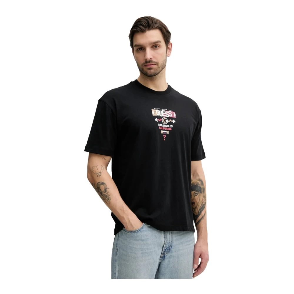 Guess - Tops > T-Shirts - Black - Guess - Modalova