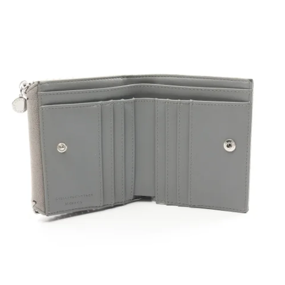 Stella McCartney Pre-owned Leather wallets Gray Dames