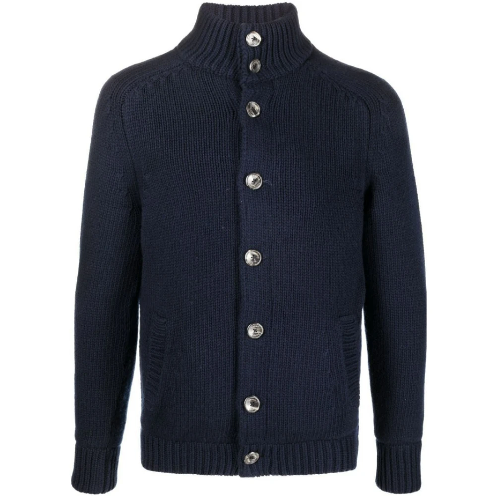 Herno Cardigan Jas Blue Heren