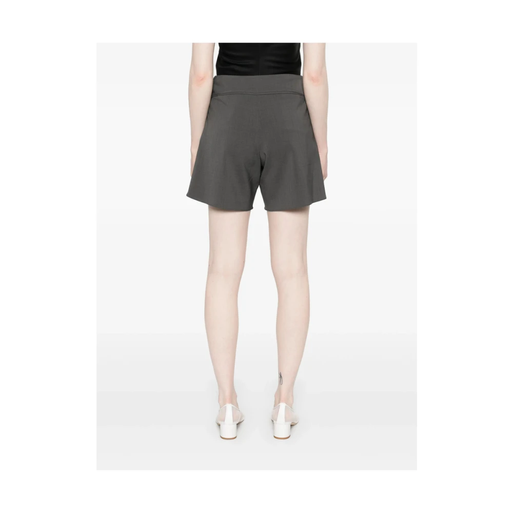 LOW Classic Antracietgrijze Pintuck Detail Broek Gray Dames