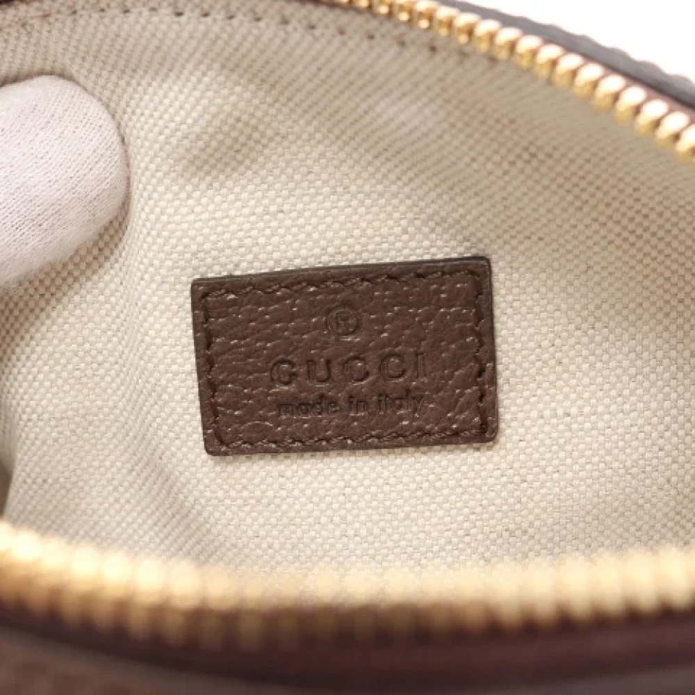 Gucci Vintage Pre-owned Canvas crossbody-bags Beige Dames