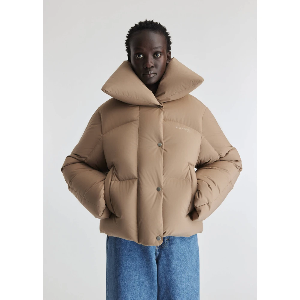 Axel Arigato Mist Puffer Jacket Brown Dames