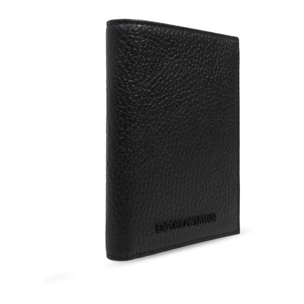 Emporio Armani Opvouwbare kaarthouder Black Heren