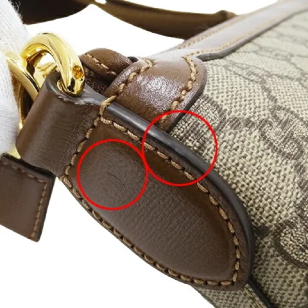 Gucci Vintage Pre-owned Fabric gucci-bags Brown Dames