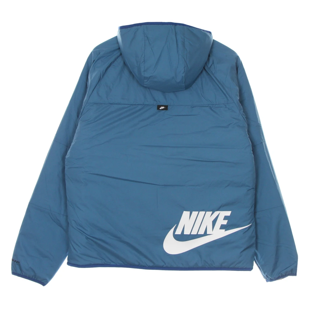 Nike Omkeerbare waterafstotende capuchonjas Blue Heren