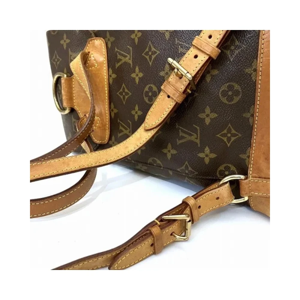 Louis Vuitton Vintage Pre-owned Canvas backpacks Brown Dames