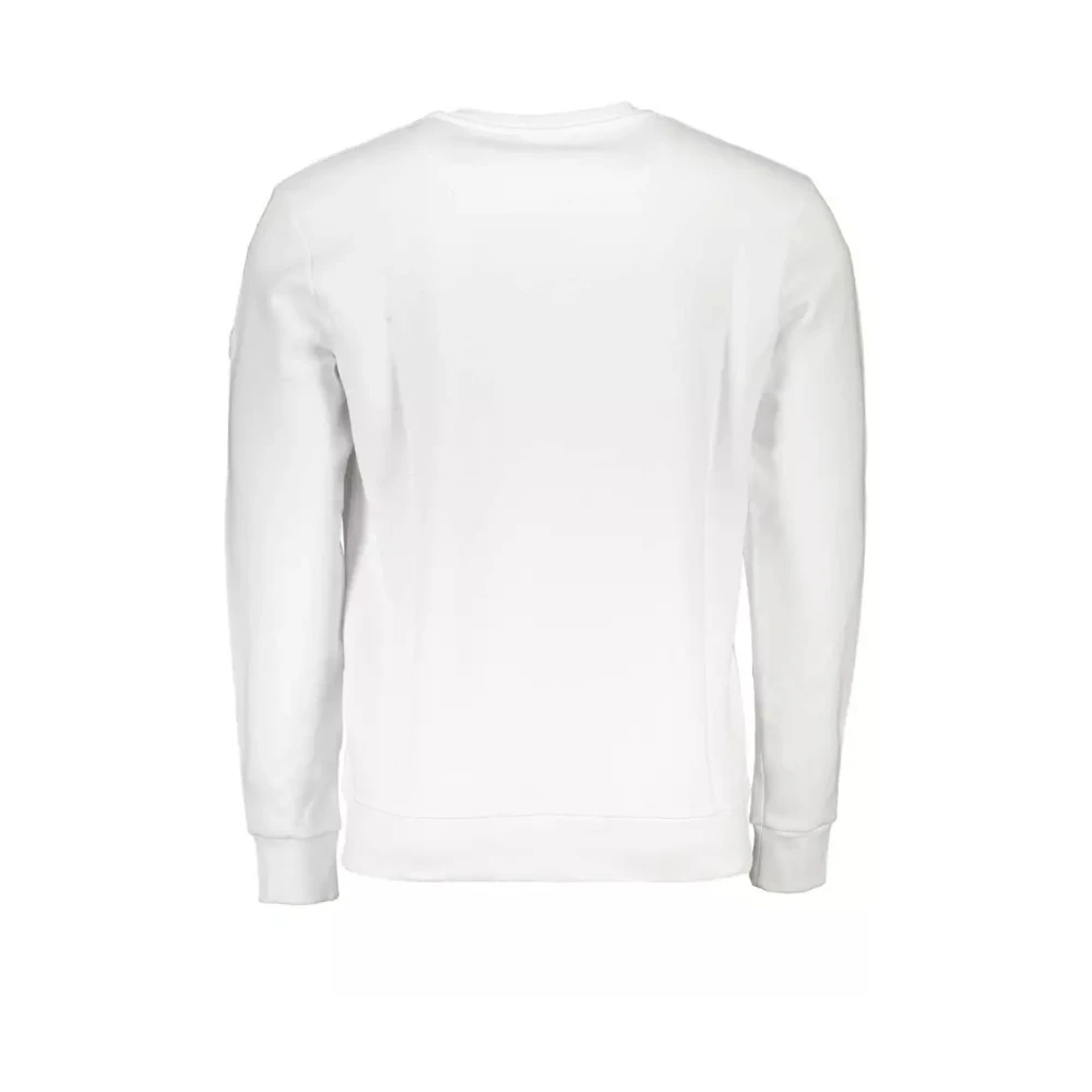 North Sails Mens Long-sleeved crew-neck sweatshirt 9024170 men - White Cotton - Size X-Large - Image 5