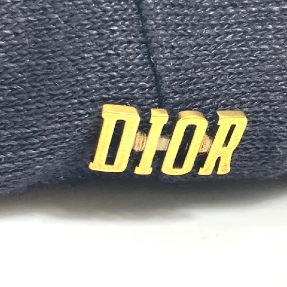 Dior Vintage Pre-owned Fabric hats Black Dames