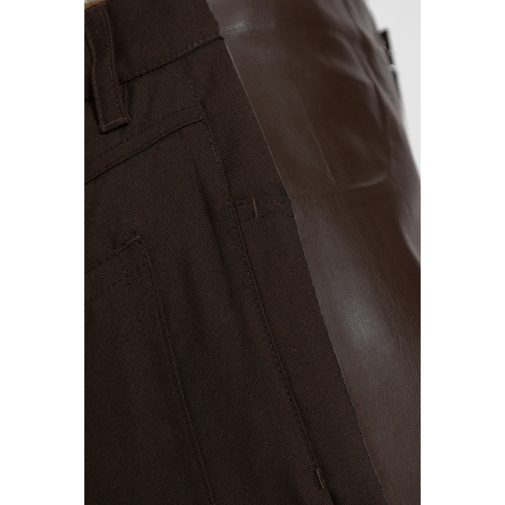 Marni Broek gemaakt van gecombineerde materialen Brown Dames