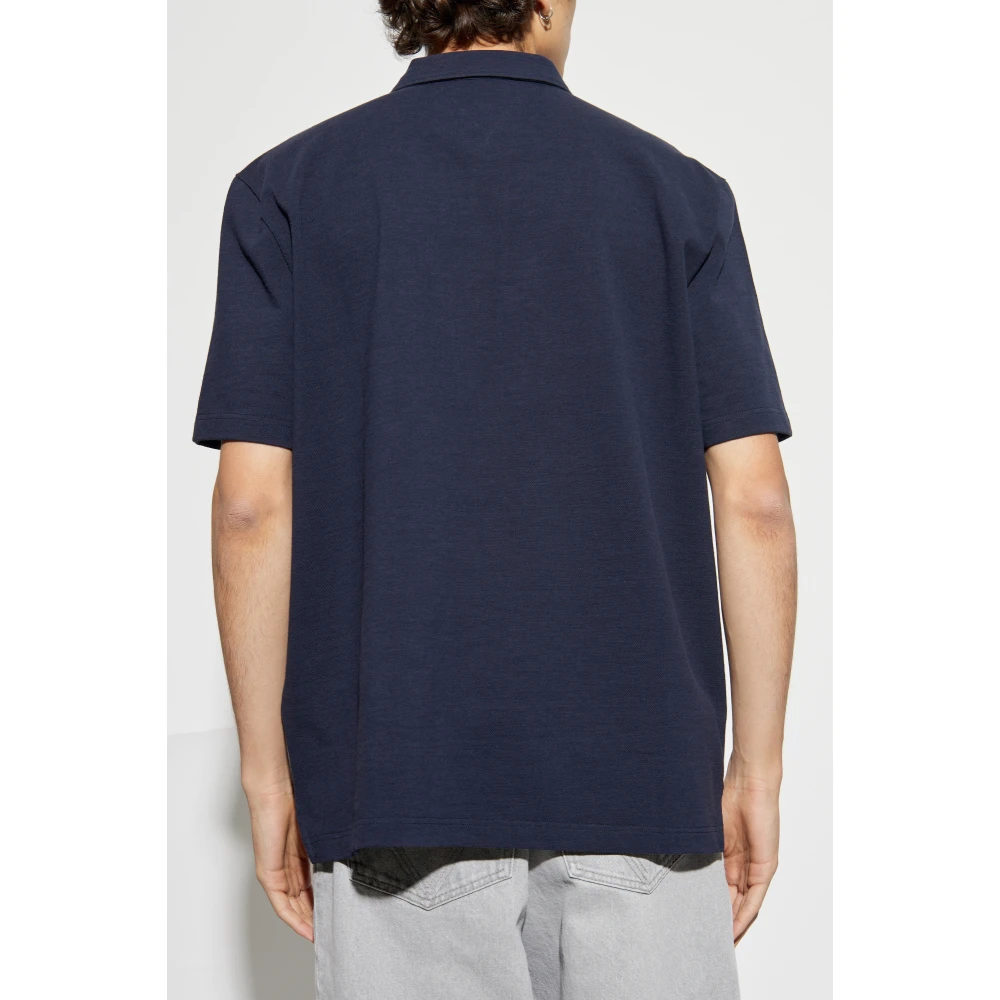 Bottega Veneta Polo met kraag Blue Heren