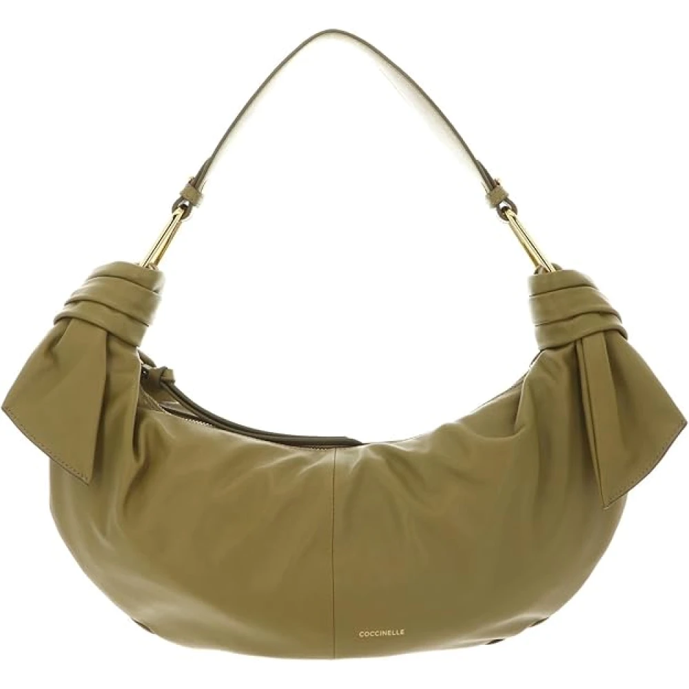 COCCINELLE Furoshiki Handbag puffy Smooth Leather Seagrass - Image 3