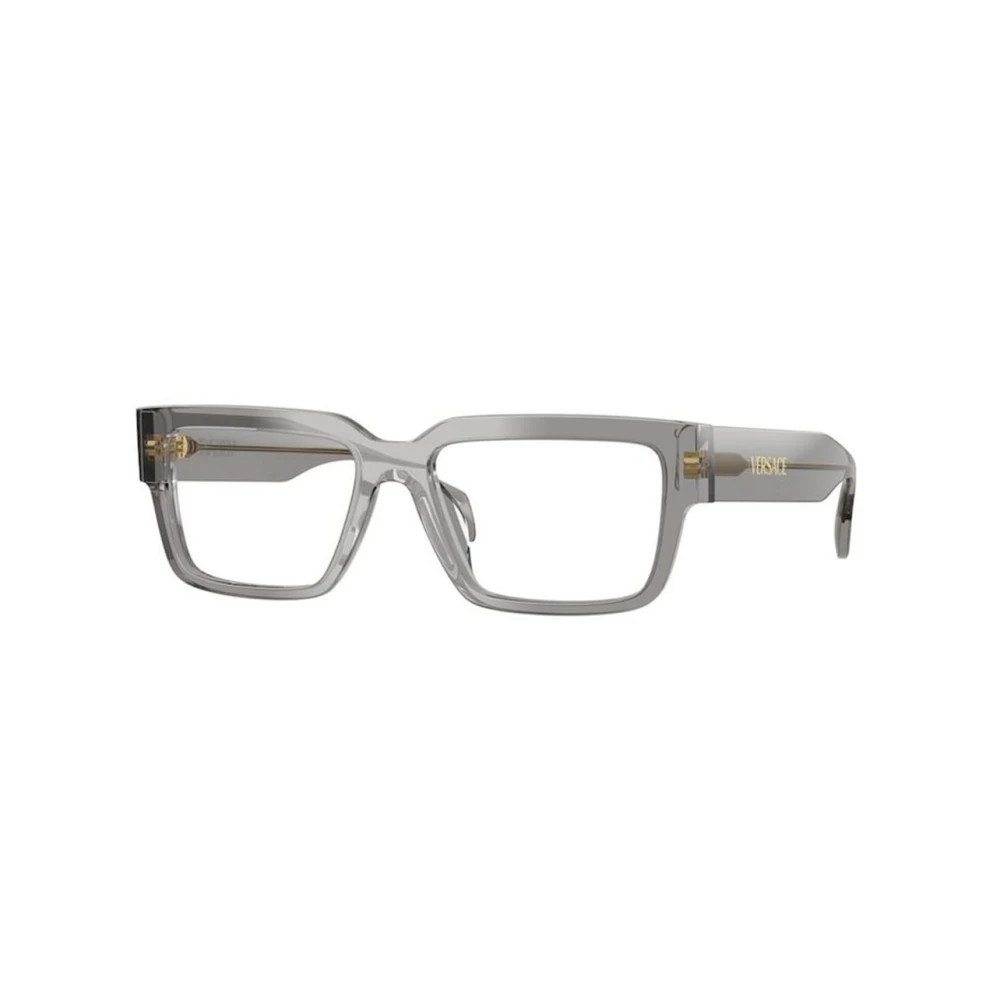 Versace Men's Gray Optical Frame - Glasses - 55 Mm - Accessories