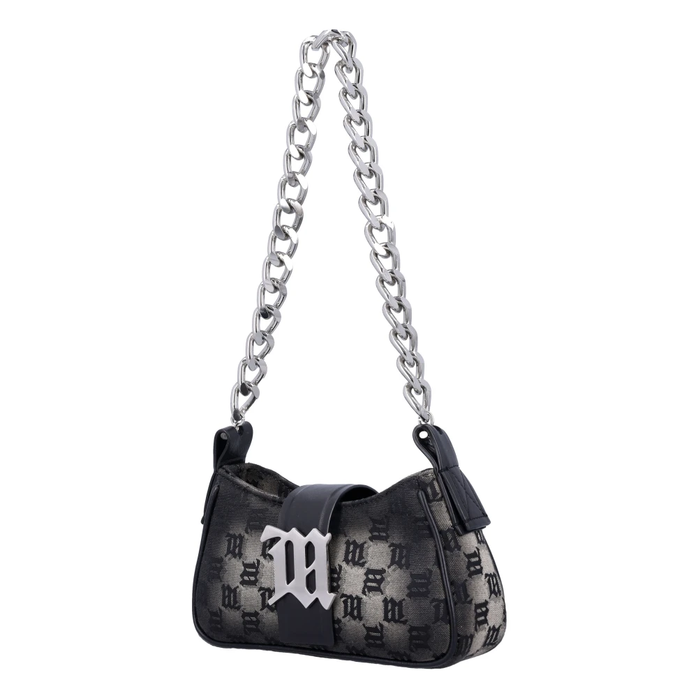 Misbhv Monogram Mini Schoudertas Black Dames