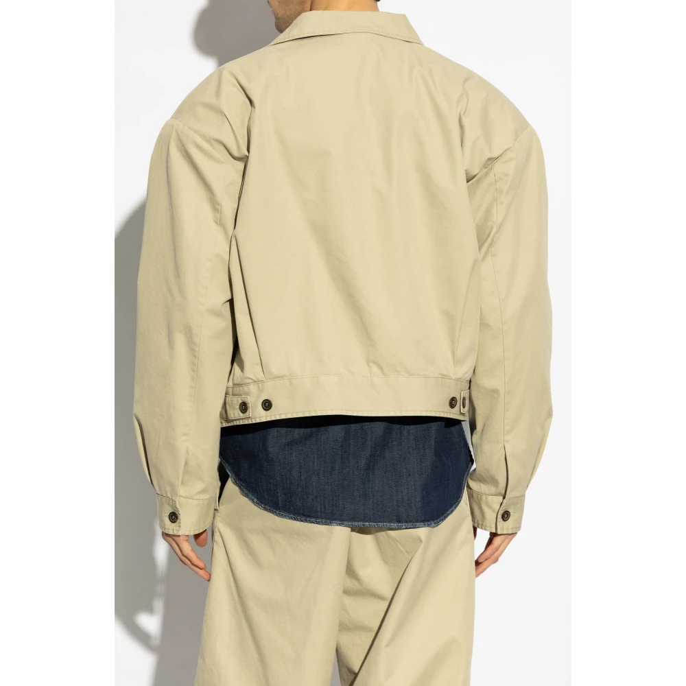Dsquared2 Jas met schoudervullingen Beige Heren
