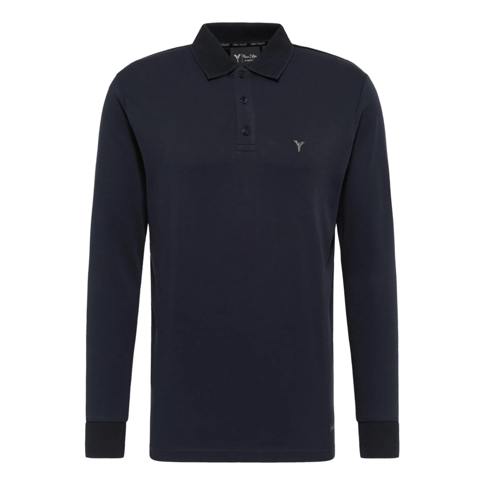 Carlo Colucci Men's Blue Unique `S Polo Shirt