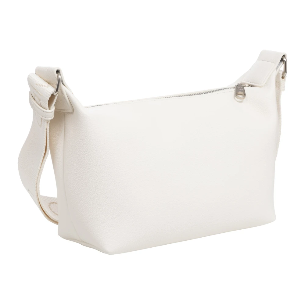 Calvin Klein Jeans Verstelbare Schouder Tas met Rits White Dames