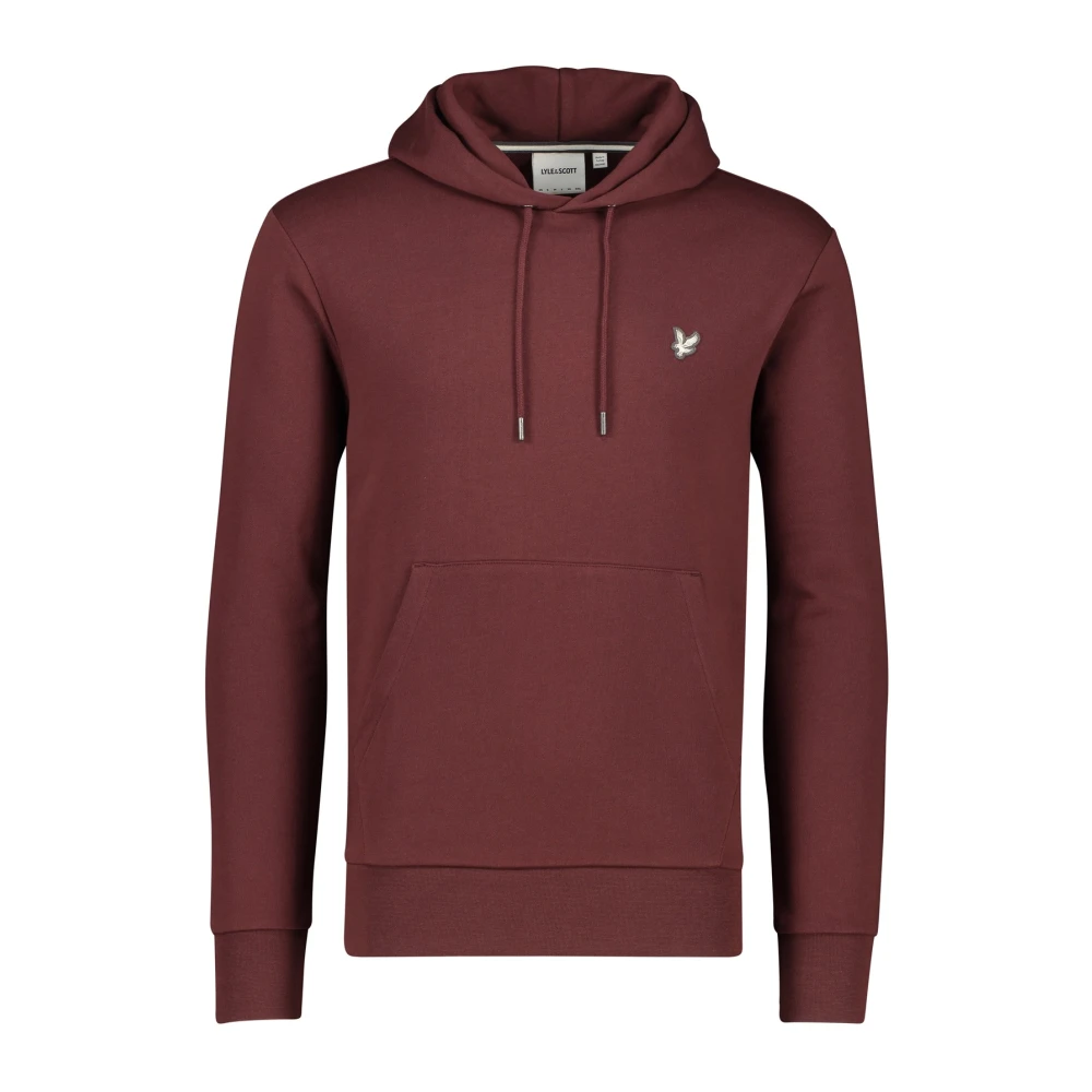 Lyle & Scott Rode hoodie Red Heren