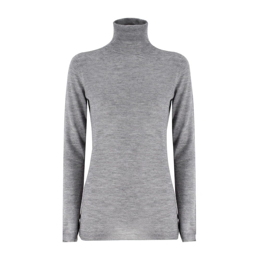 Fabiana Filippi Klassieke Turtleneck Sweater Gray Dames