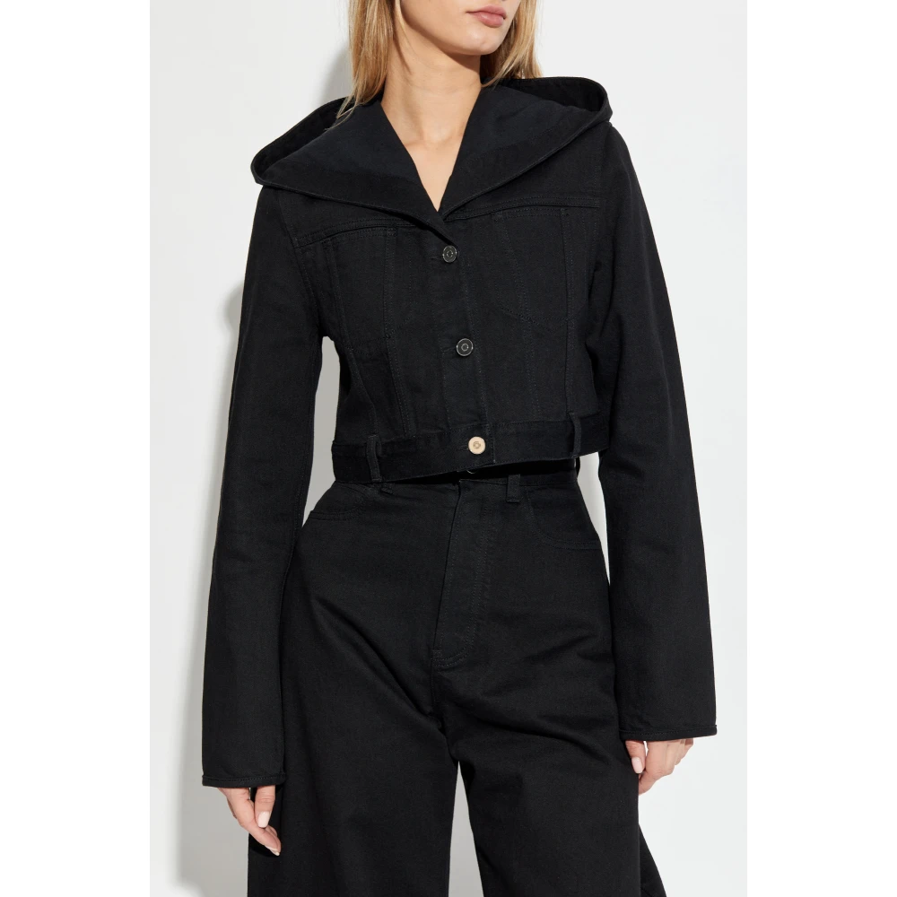 Alaïa Denim jas Black Dames