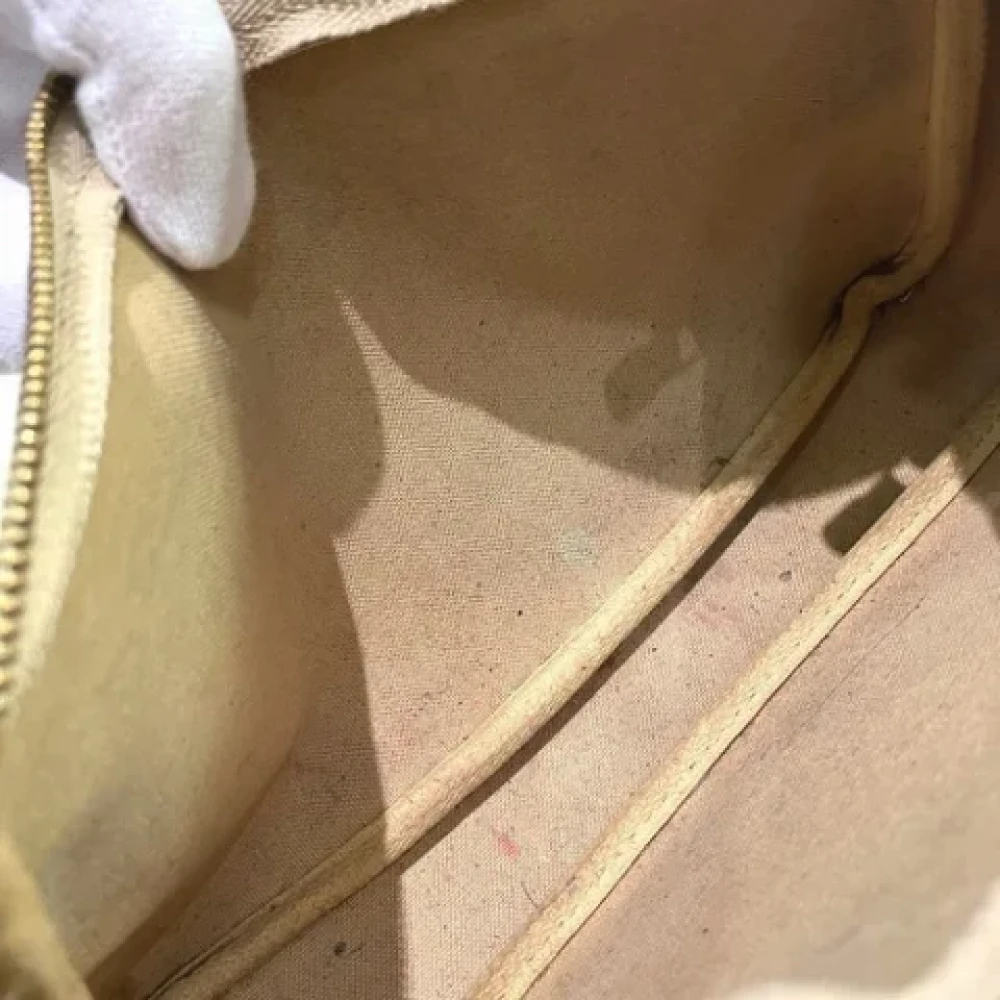 Louis Vuitton Vintage Pre-owned Canvas clutches White Dames